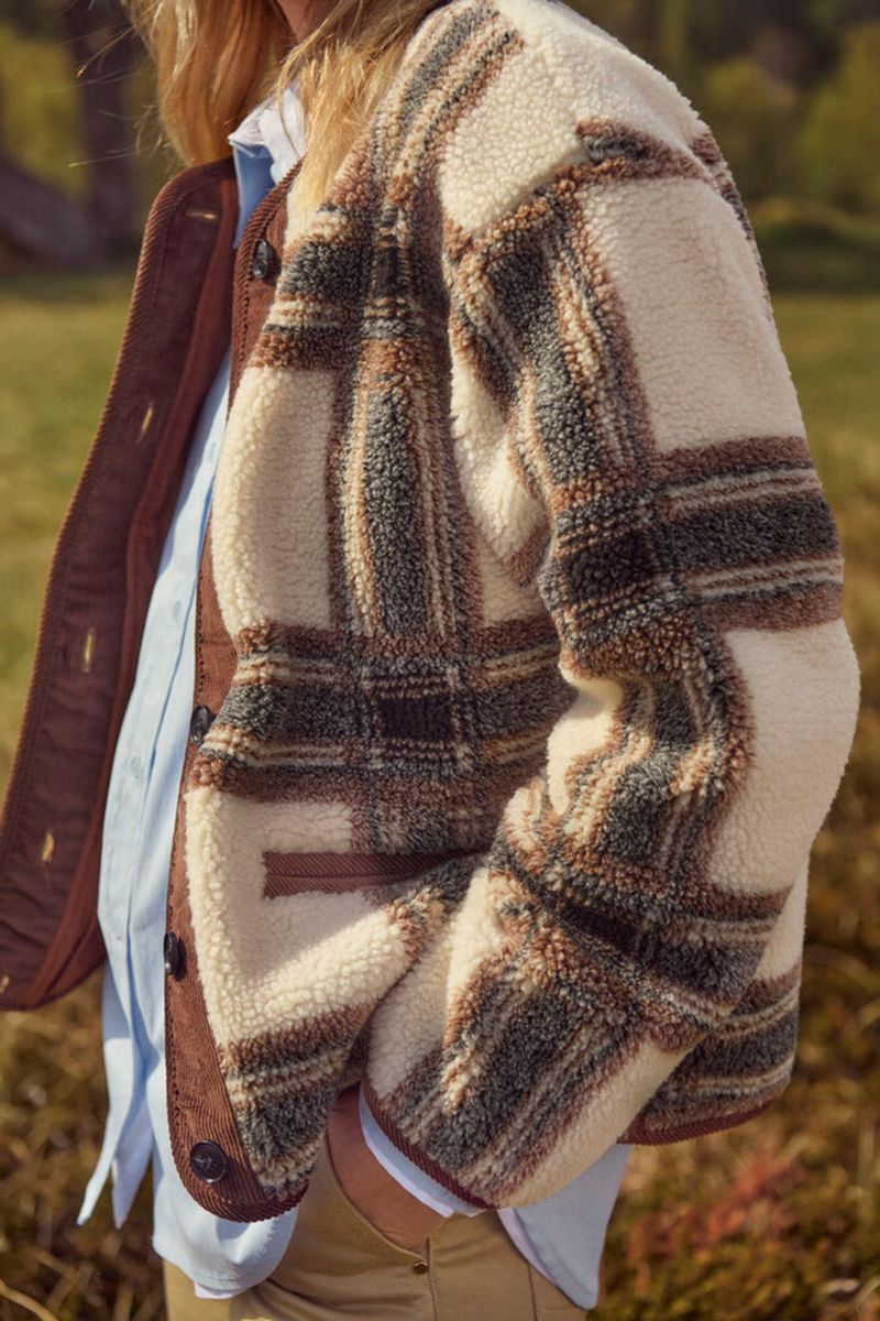 Part Two Ysabell Outerwear Brown Check 