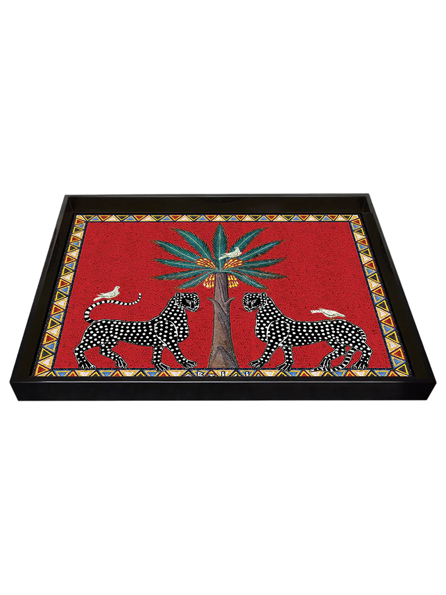 Ortigia Tray Mosaici Red Large