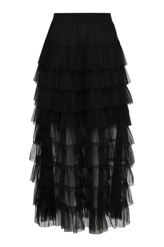 A-view Miranda Skirt Black 