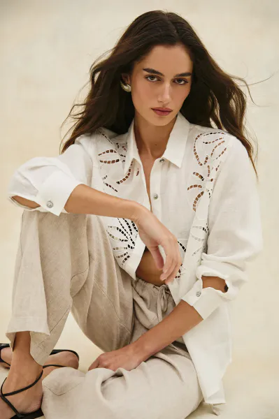 Hovedbilde Rails Samar Shirt White 