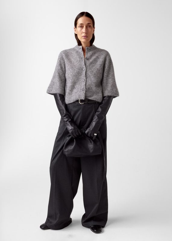Aks Label Nolita Mohair Medium Grey Melange