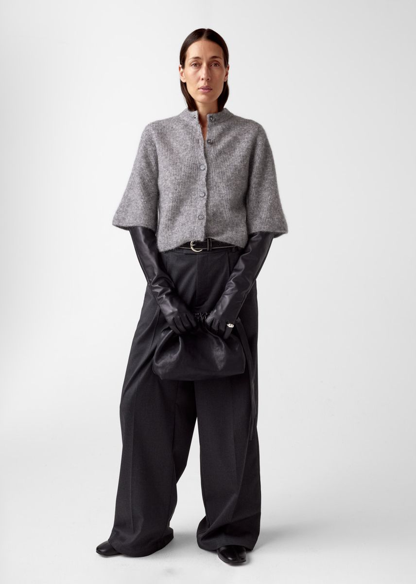 Aks Label Nolita Mohair Medium Grey Melange