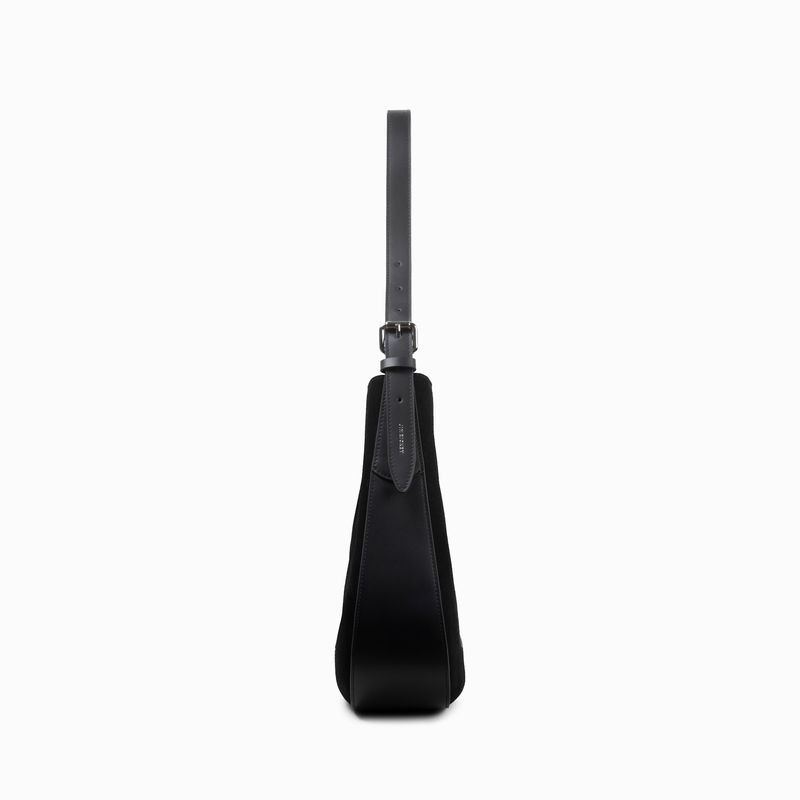 Jim Rickey Sling Sac Bag Suede Black 
