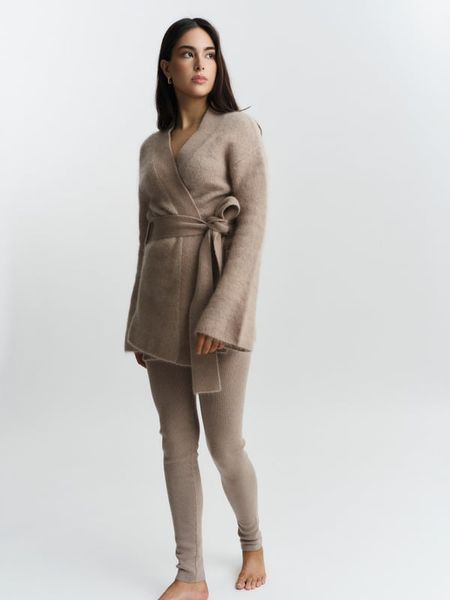 Hovedbilde Ella and il Vera Chunky Cardigan Hazel Beige 