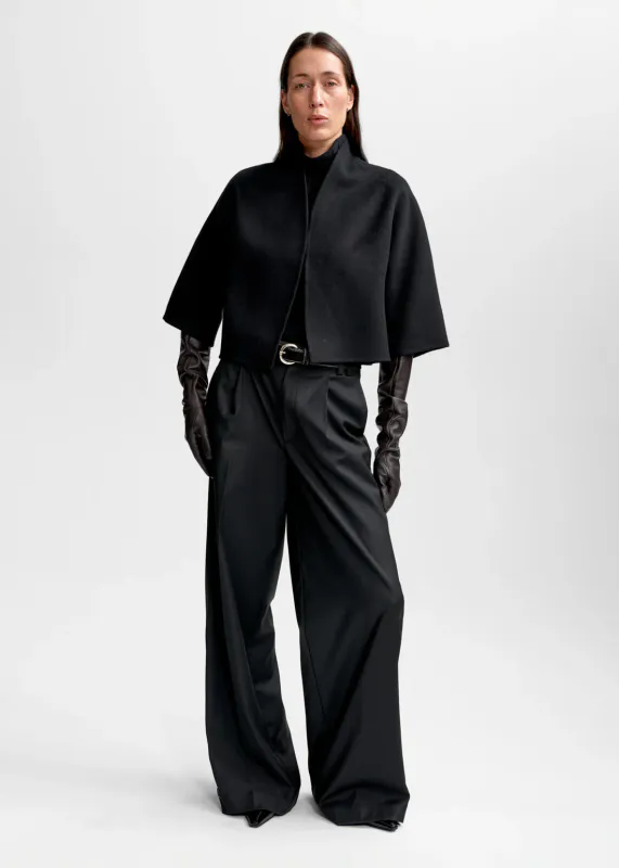 AKS Label Kira Wool Jacket New Black 