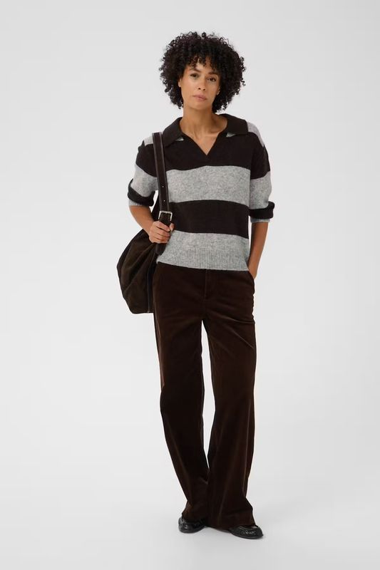 Part Two Charlotte Pullover Mole Grey Melange