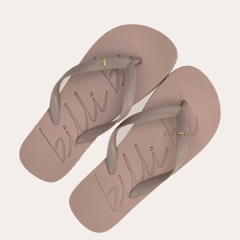 Billi Bi Flip Flops Taupe