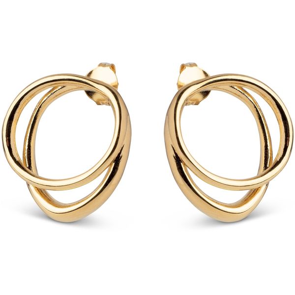 Hovedbilde Enamel Studs Bellu Gold 