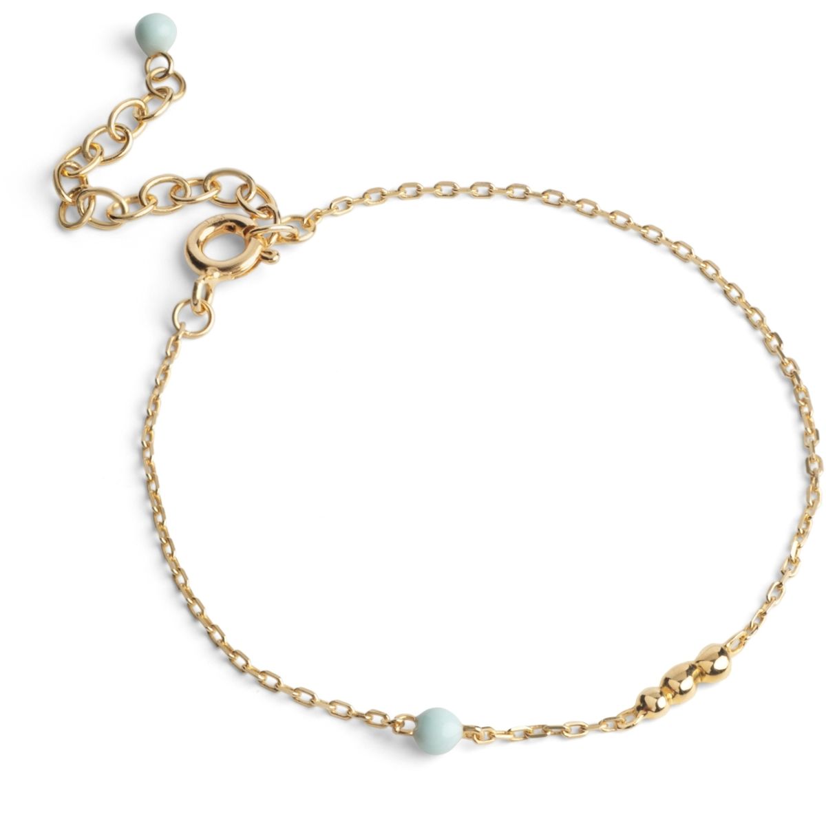 Enamel Bracelet Nara Gold Mint