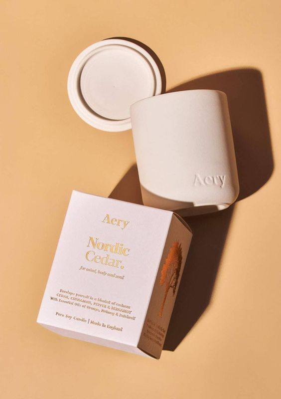 Aery Nordic Cedar Candle 280 g 
