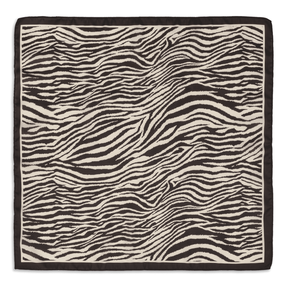 SUI AVA Zebra Scarf Black Offwhite