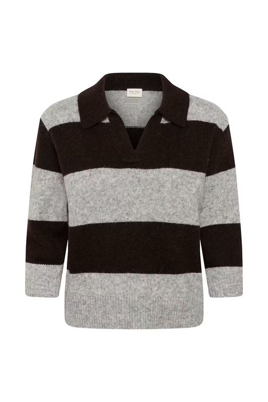 Part Two Charlotte Pullover Mole Grey Melange