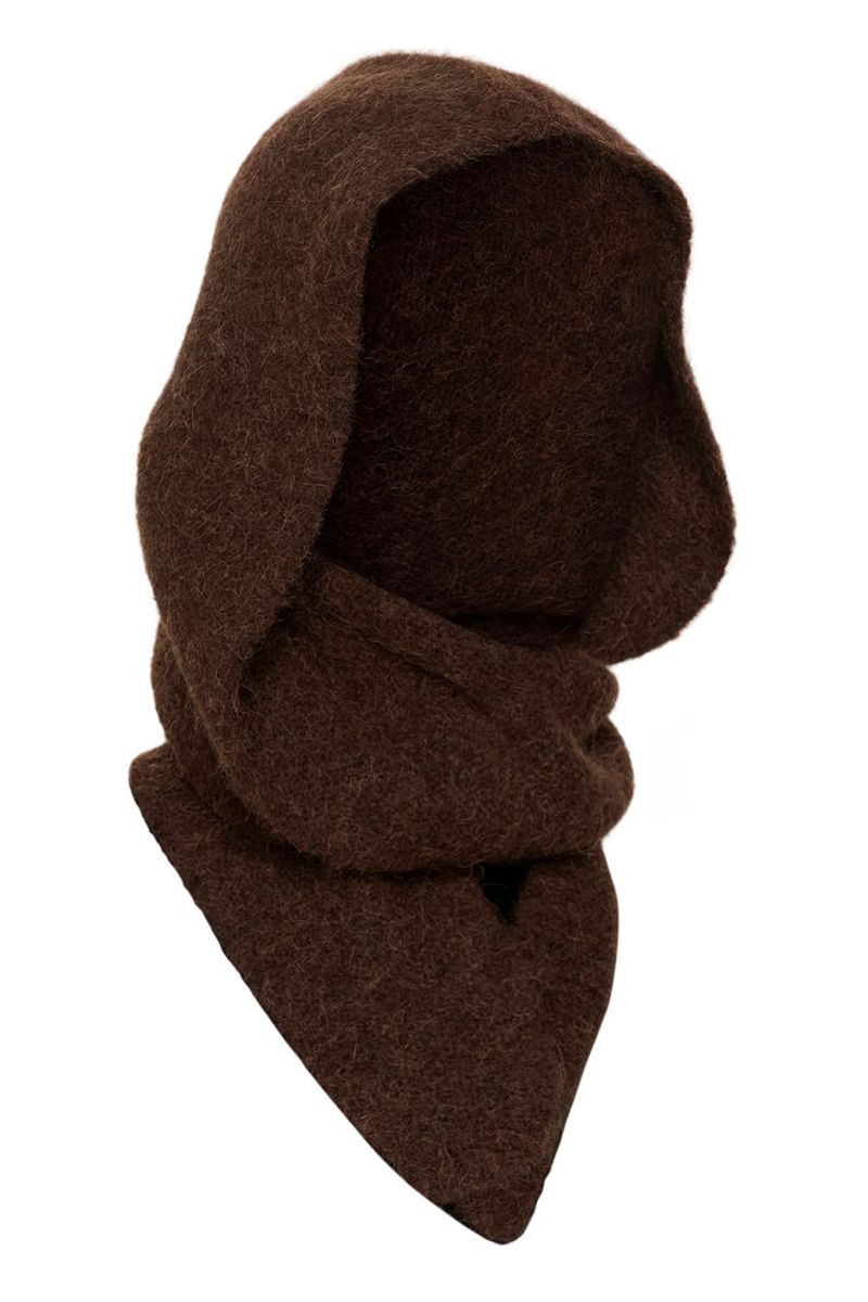 Part Two Charline Scarf Downtown Brown Melange