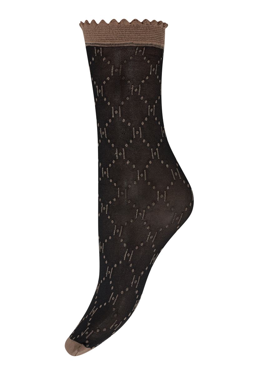 Hype The Detail Socks Logo Beige