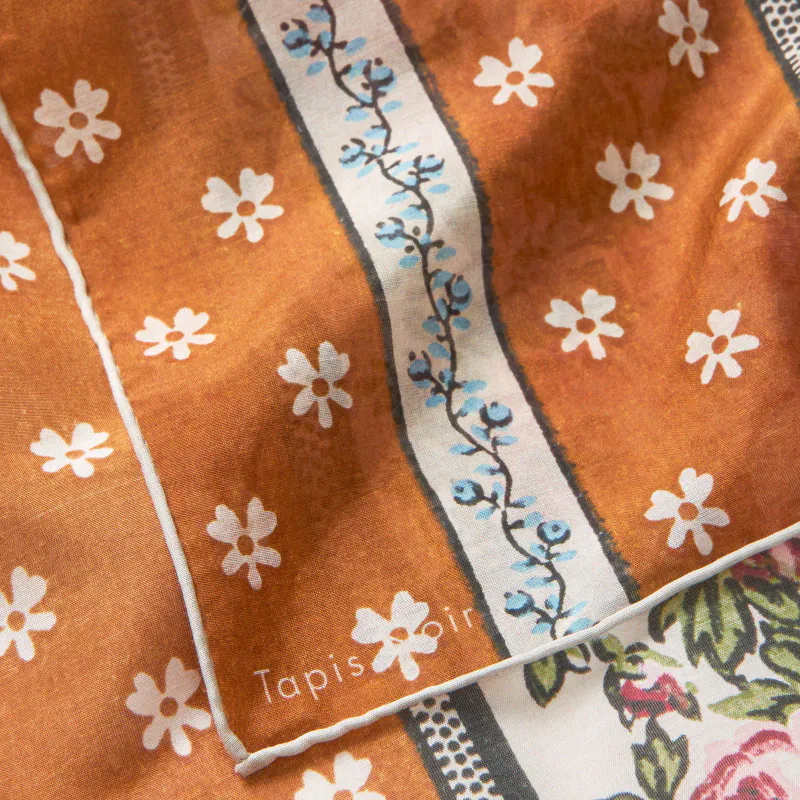 Tapis Noir Small Grace Scarf Orange