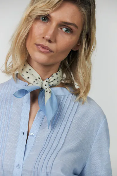 Hovedbilde Lollys Laundry Dot Scarf Light Blue 