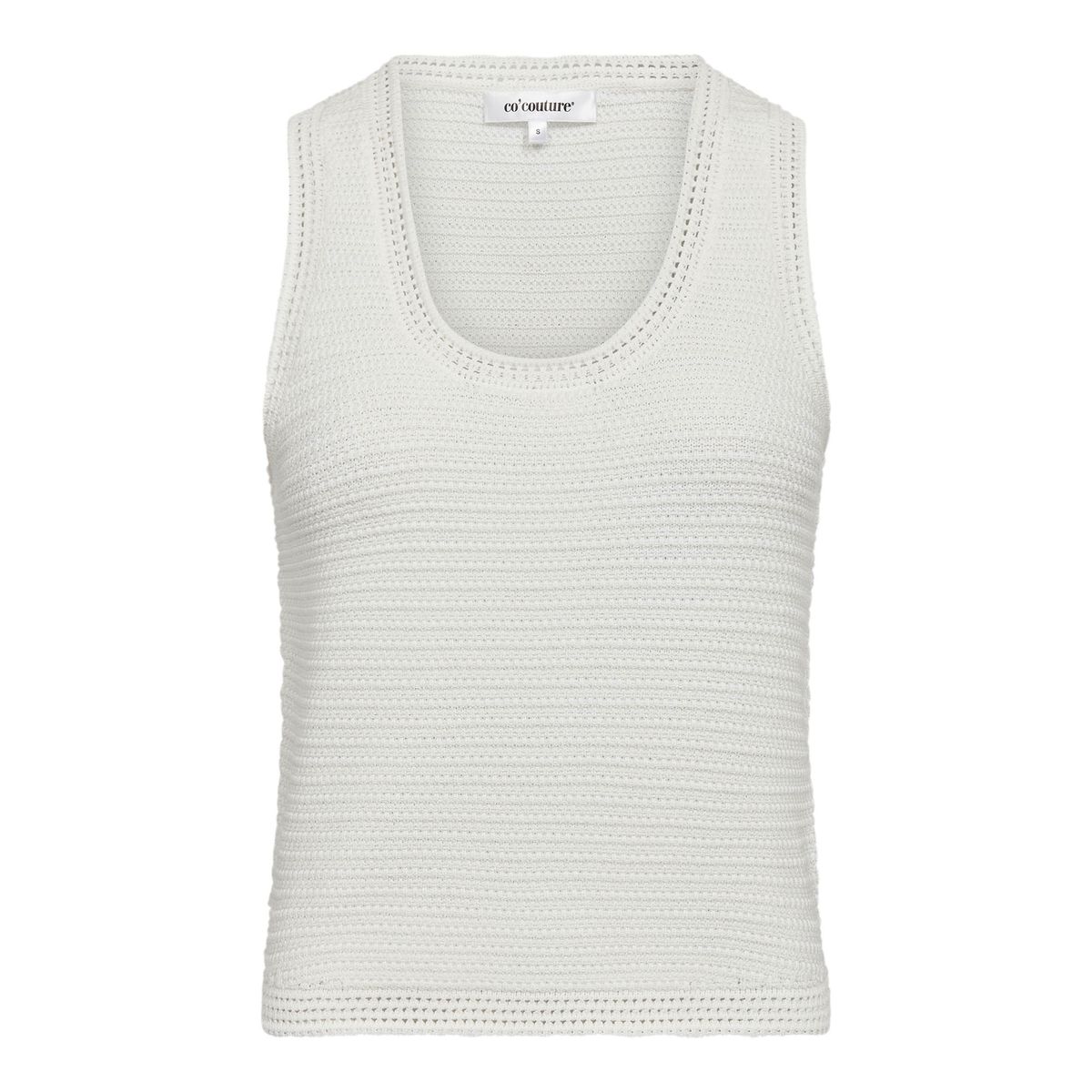 Cocouture Lue Knit Top Off White