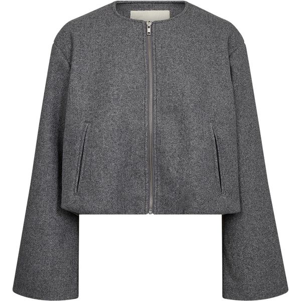 Hovedbilde Ivy Adaleide Bomber Jacket Grey Melange