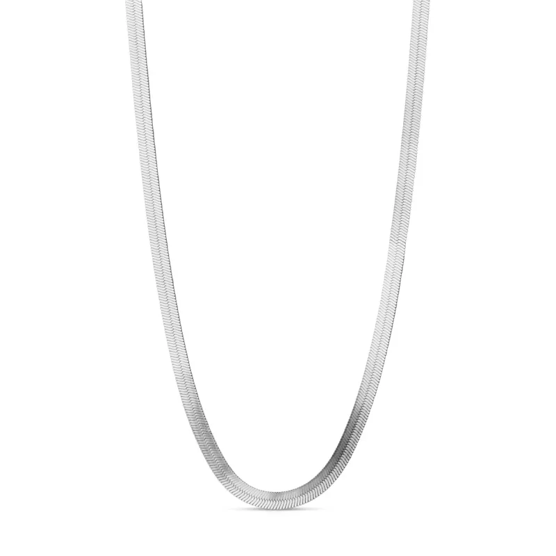 Enamel Necklace Carla Silver