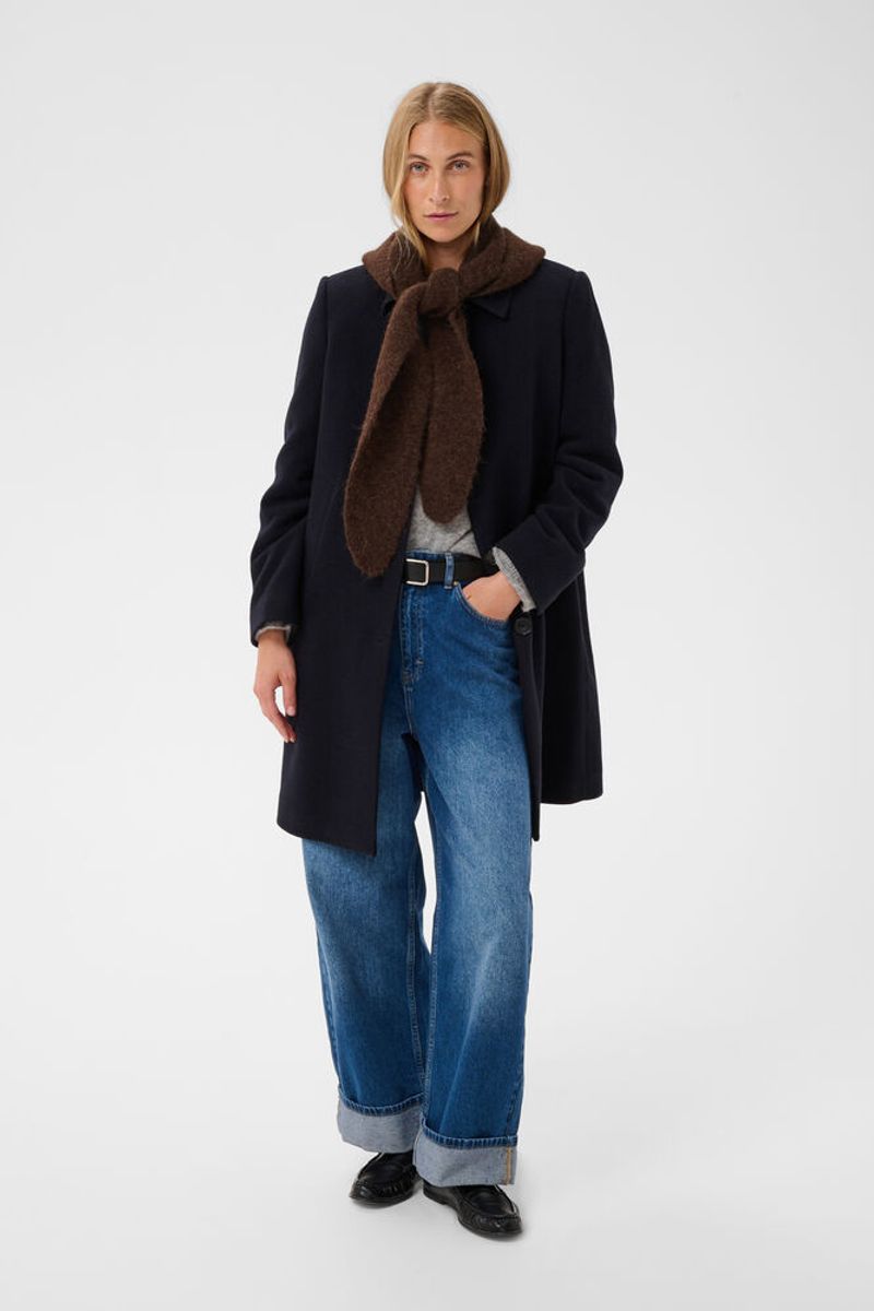 Part Two Charline Scarf Downtown Brown Melange