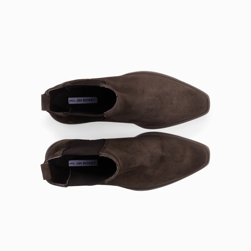 Jim Rickey Jett Boots Suede Truffle