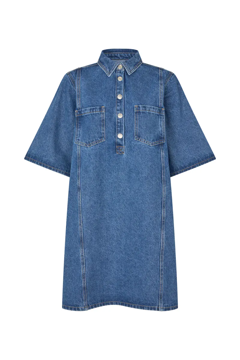 Lollys Laundry Mola Dress Blue