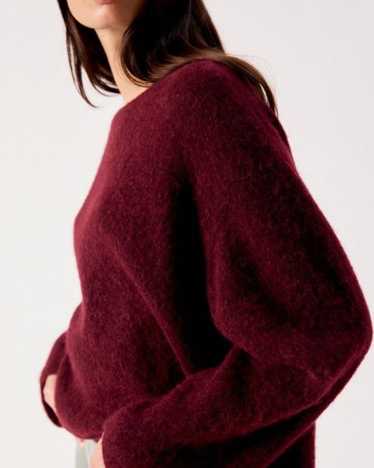 Hovedbilde American Vintage Pullover Vitow Dark Red Melange
