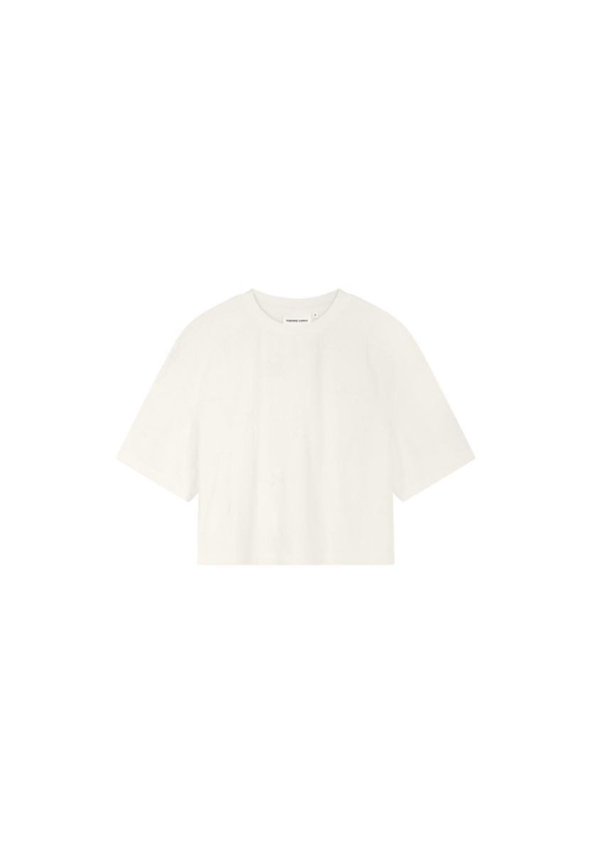 Fabienne Chapot Evy T-Shirt Towelled Jaguard Off White