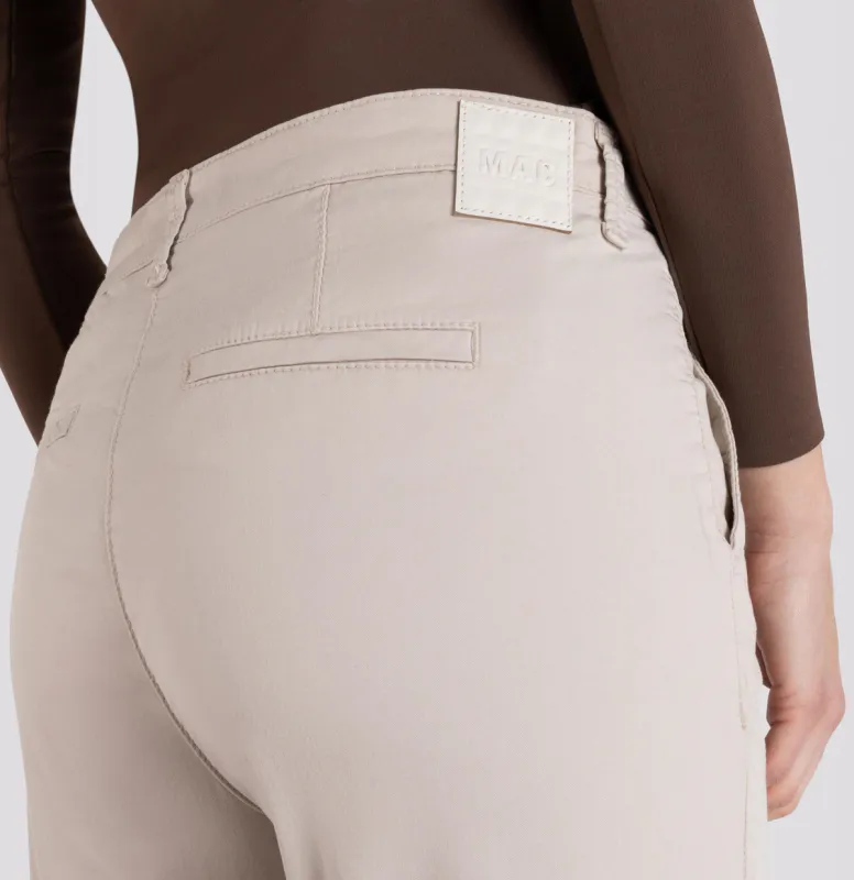 Mac Jeans Chino Turn Up Ivory 