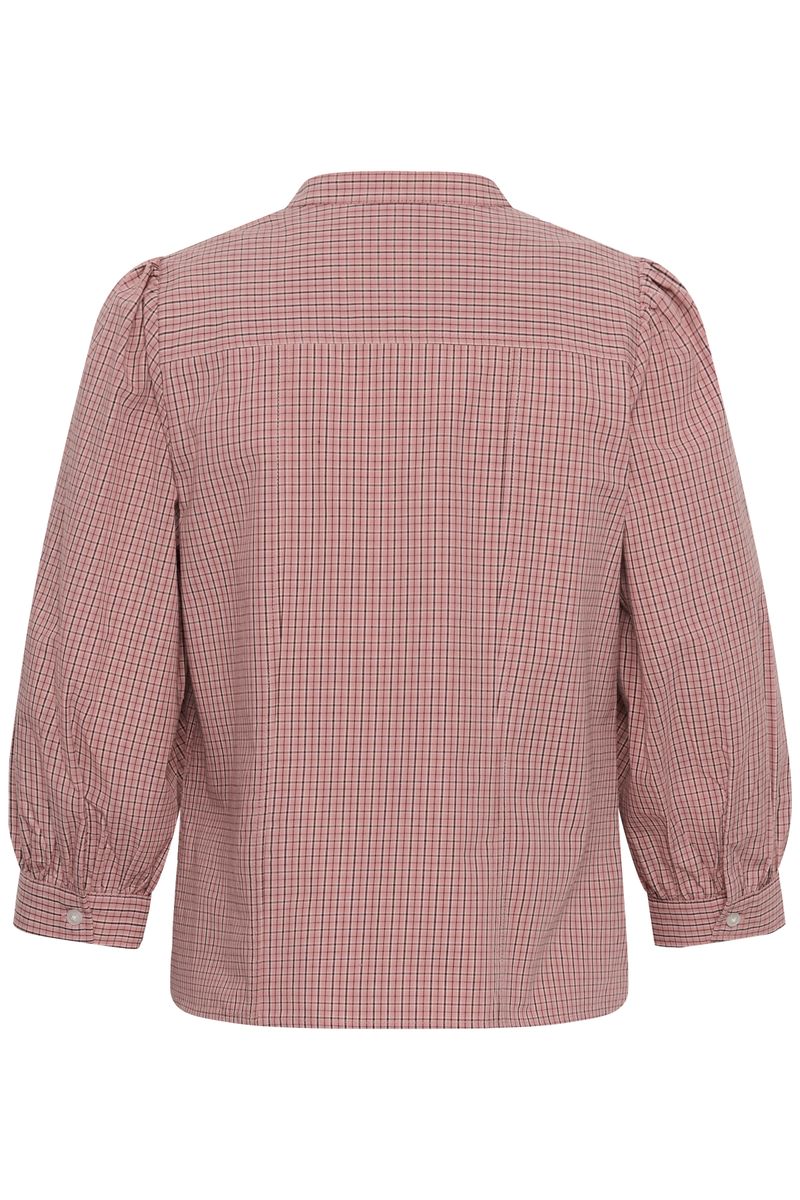 Part Two Chinette Shirt Brandied Apricot Check
