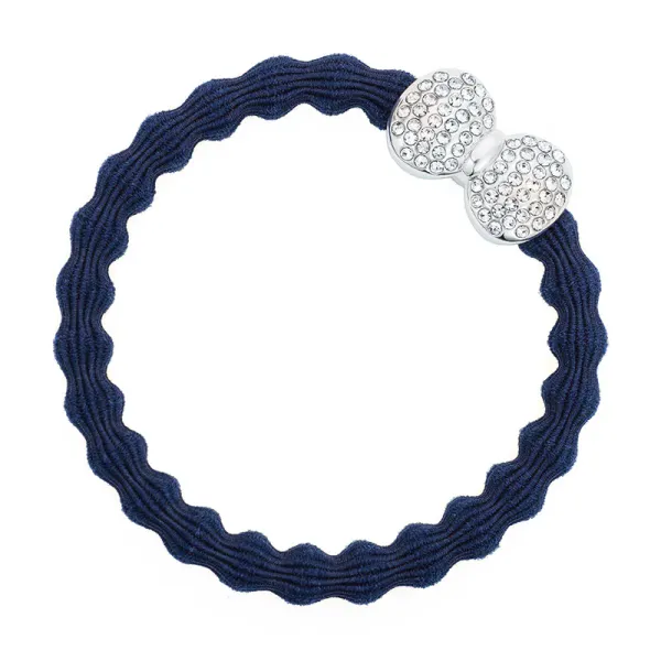 Hovedbilde By Eloise Hårstrikk/armbånd Silver Diamenté Bow ...