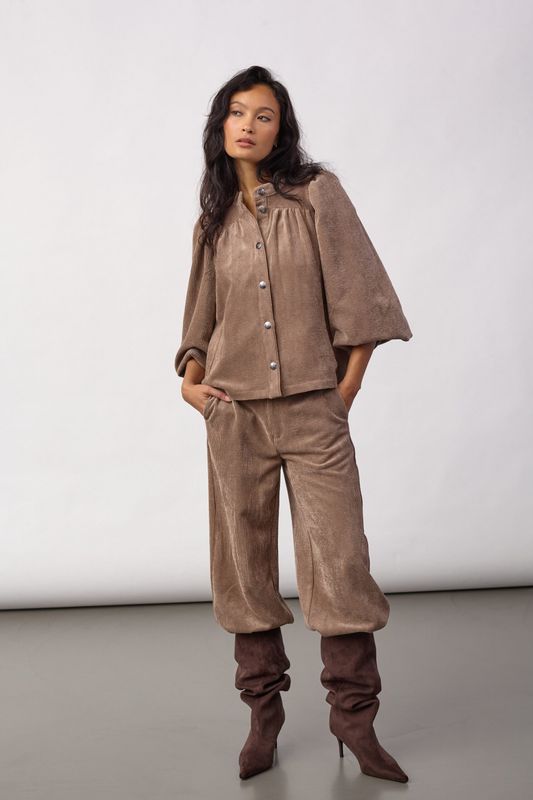 Cocouture Daisy Cord Pant Walnut