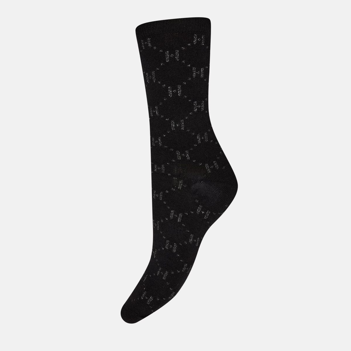 Hype The Detail Ankle Logo Rib Sock Black