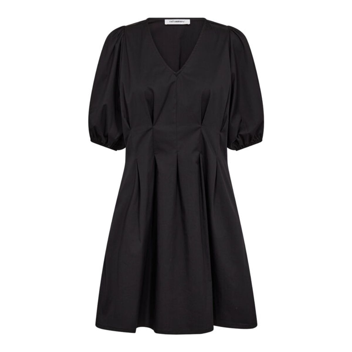 Cocouture Poppy Pleat Crop Dress Black 