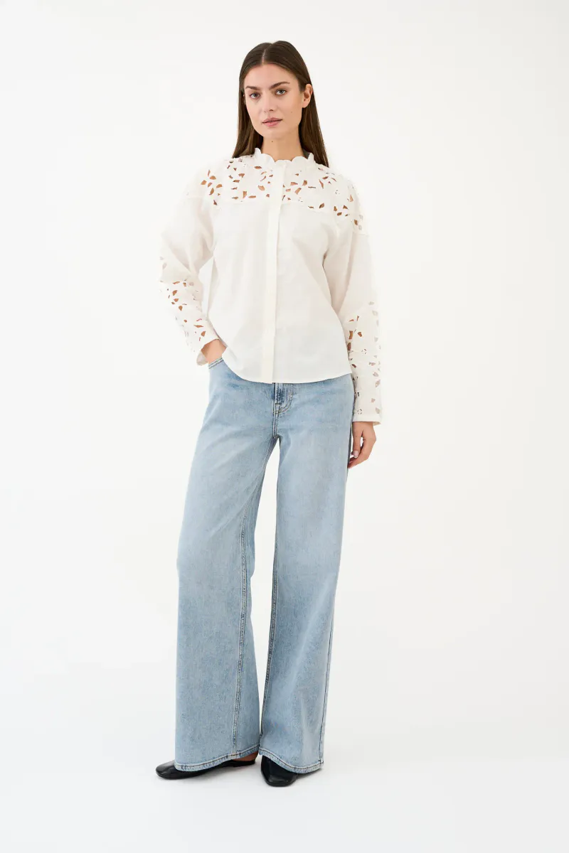Pieszak Pina Yoko Mix Shirt Ecru