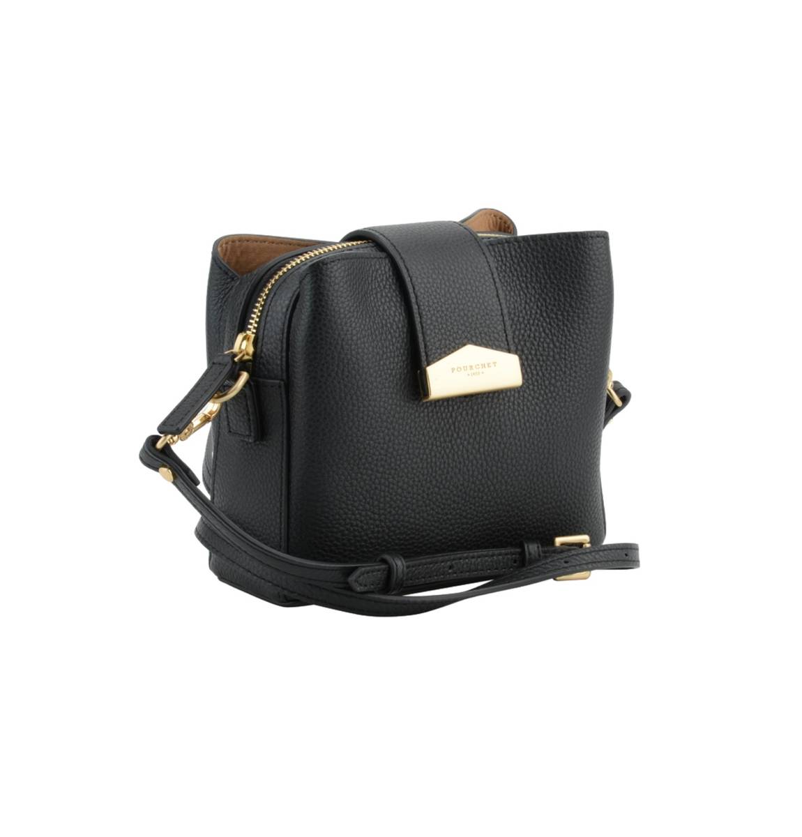 Pourchet Paris Cavalcade Crossbody Small Black