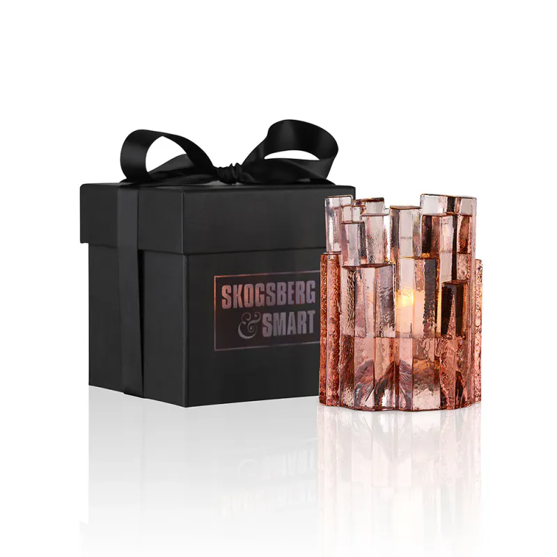 Skogsberg and Smart Hurricane Lamp Rock Rosé
