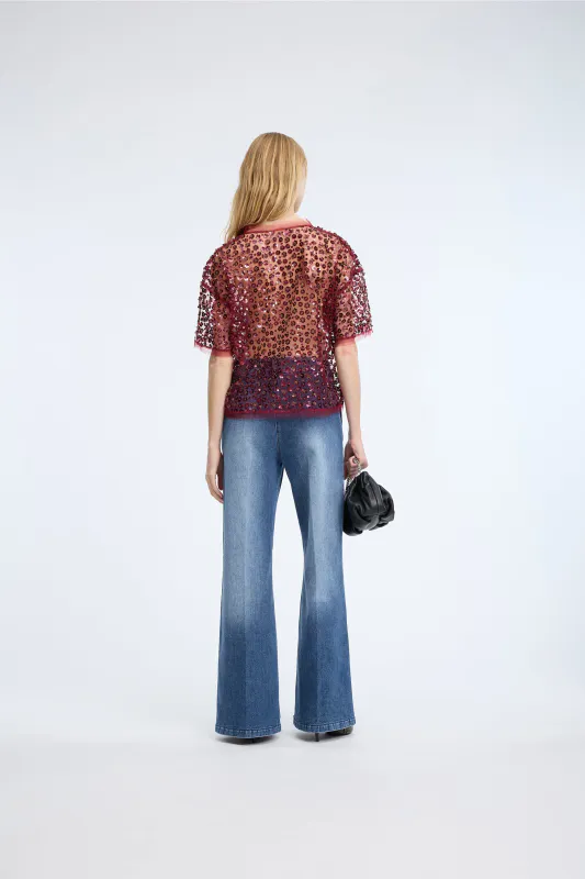 Munthe Caralee Top Bordeaux 