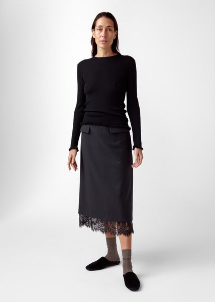 Hovedbilde Aks Label Manu Merino Sweater Black