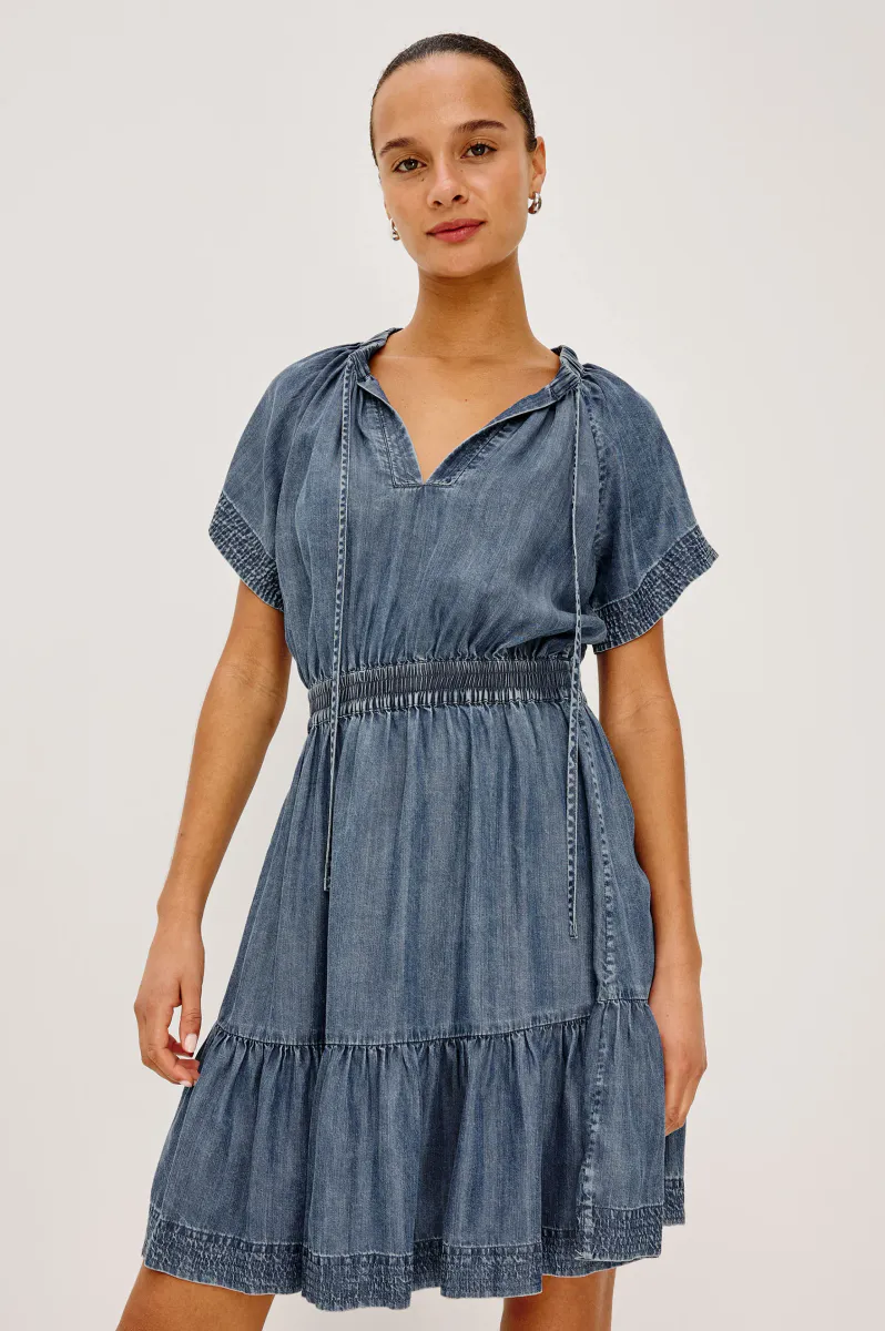 Rails Corvera Dress Blue Ridge 