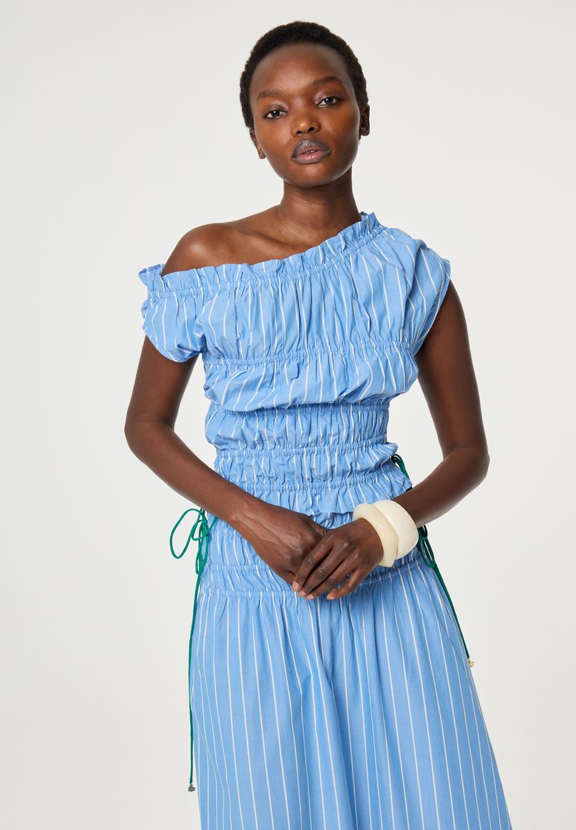 Fabienne Chapot John Top Marina Blue Cozy White