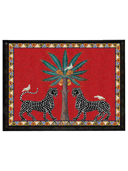 Hovedbilde Ortigia Tray Mosaici Red Large