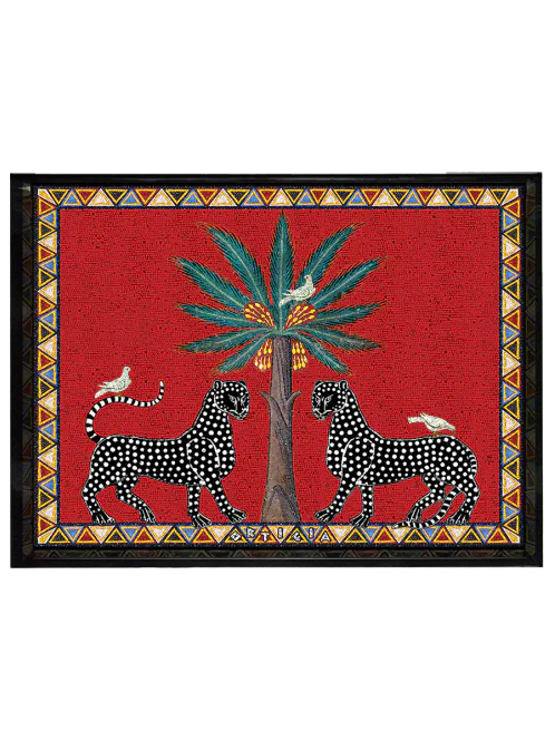 Hovedbilde Ortigia Tray Mosaici Red Large