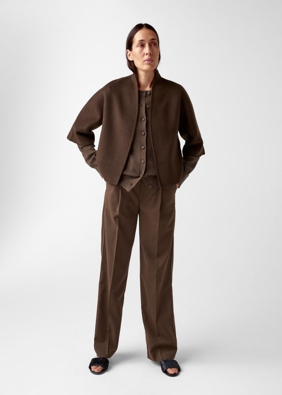 AKS Label Kira Wool Jacket Espresso