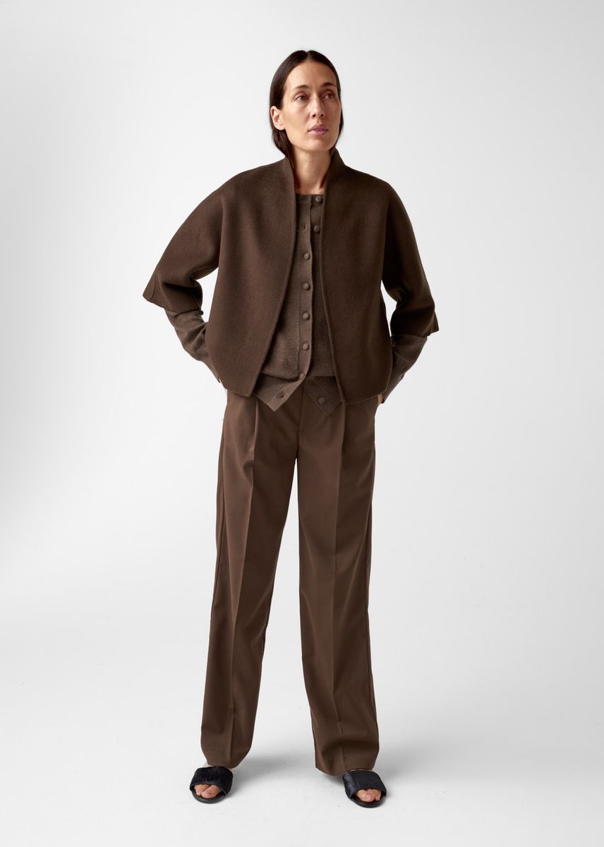 AKS Label Kira Wool Jacket Espresso