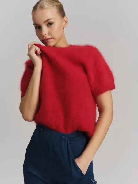 Hovedbilde Ella and il Emmy Brushed Tee Red