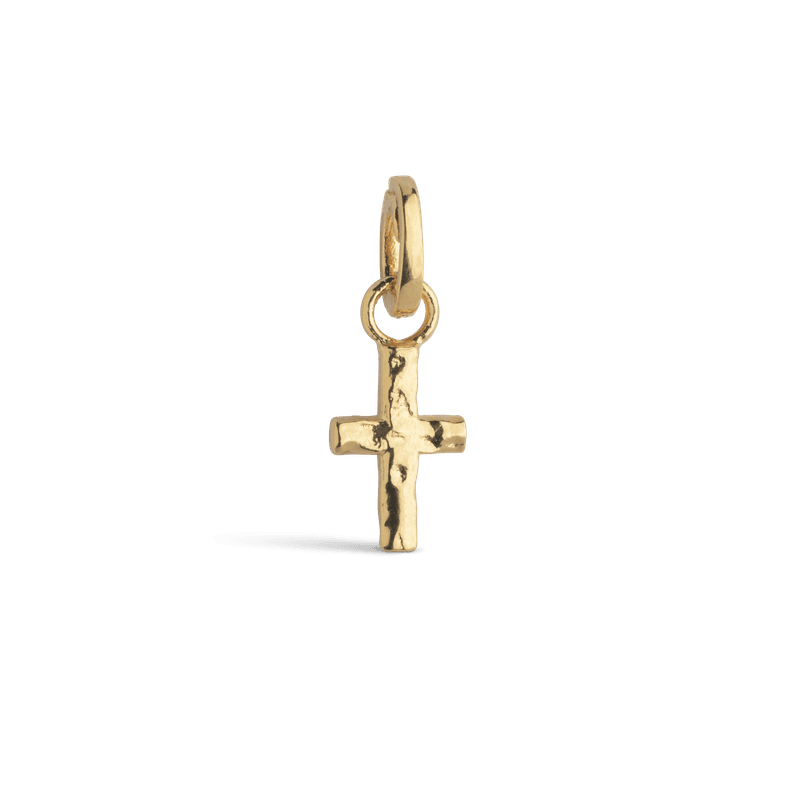 Enamel Charm Protective Cross