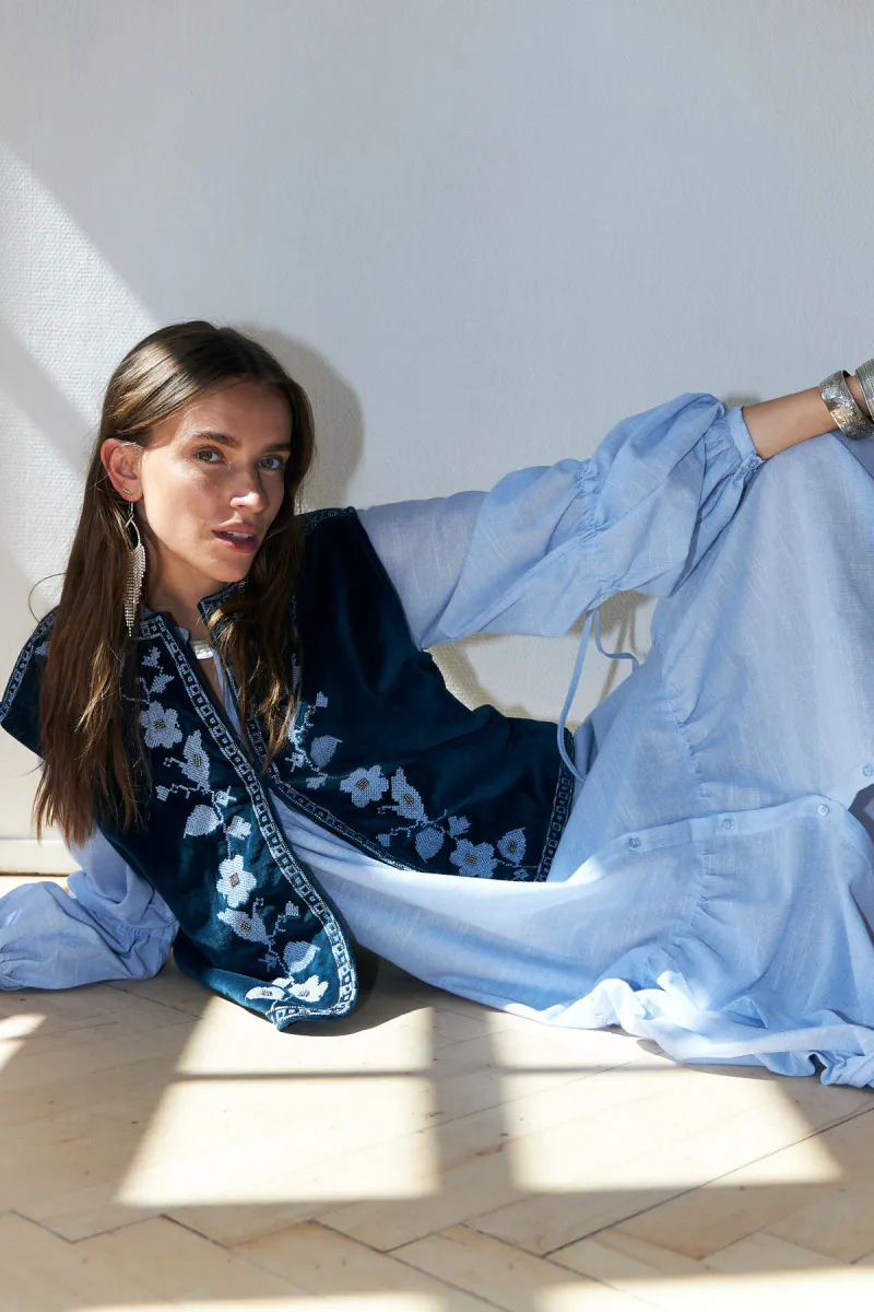 Lollys Laundry Bin Vest Dark Blue