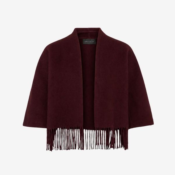 Hovedbilde AKS Label Keyla Lambwool Jacket Burgundy