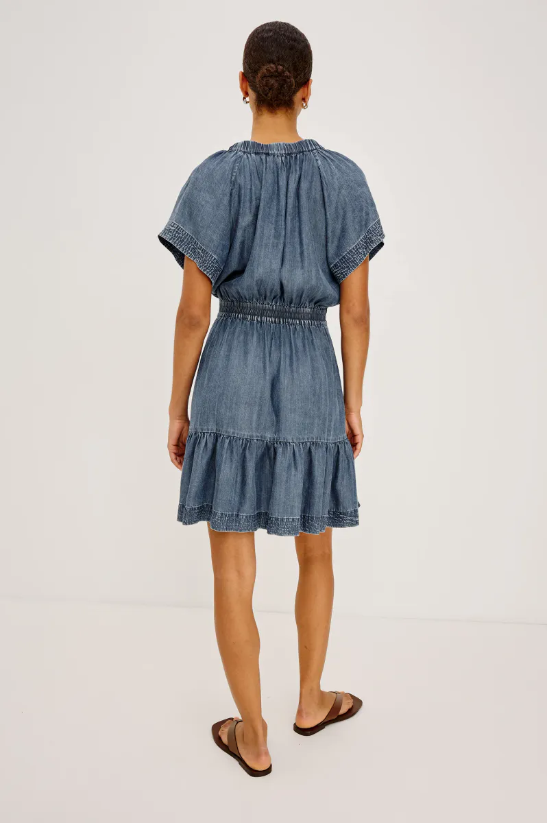Rails Corvera Dress Blue Ridge 